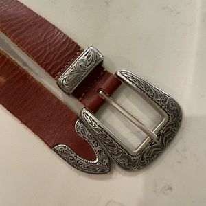 URBAN OUTFITTERS BROWN WESTERN BELT